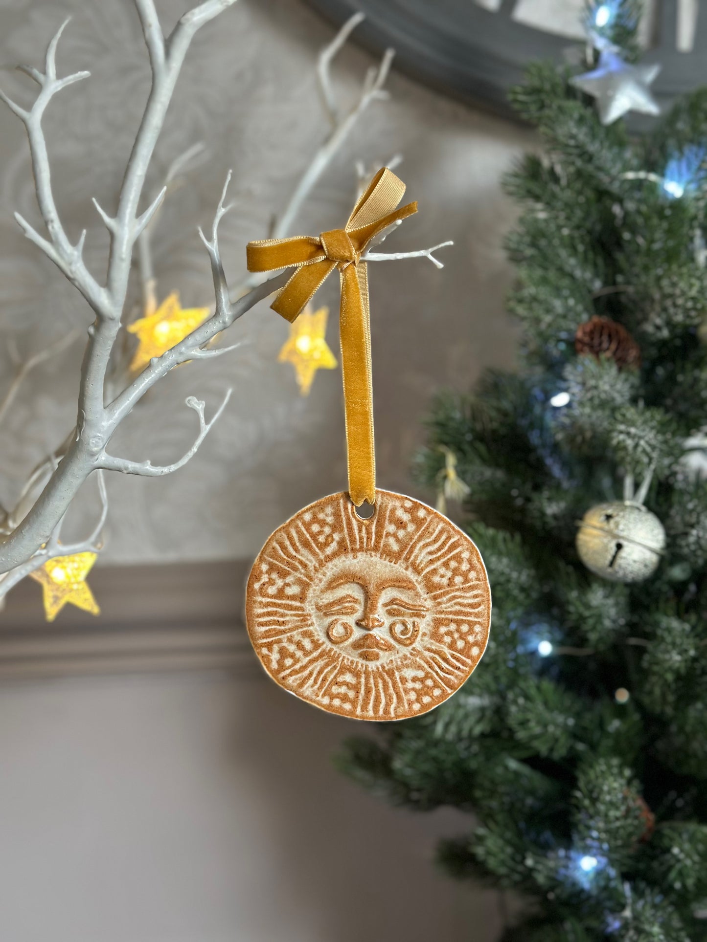 Shortbread Biscuit Sun Ornament