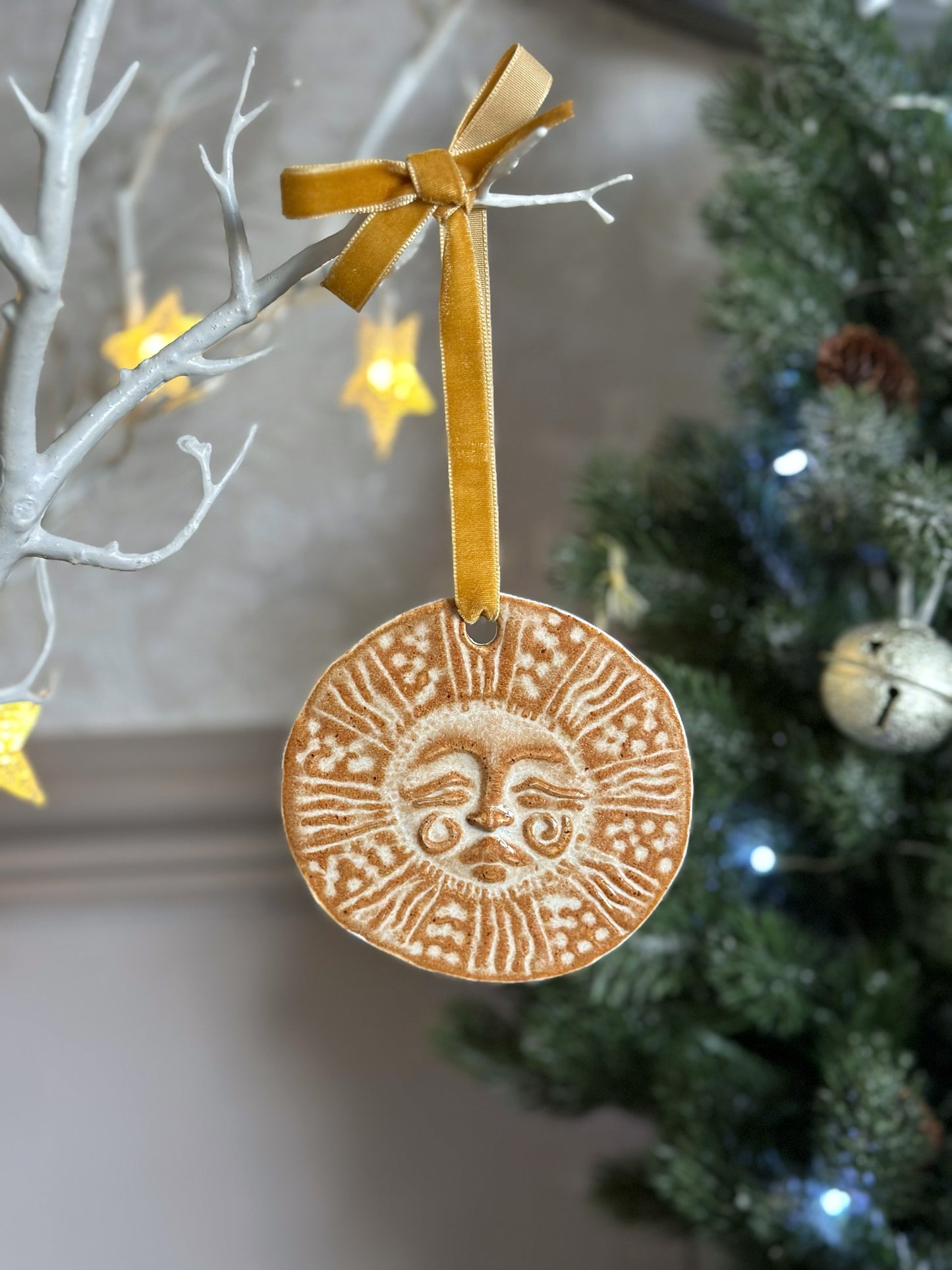 Shortbread Biscuit Sun Ornament