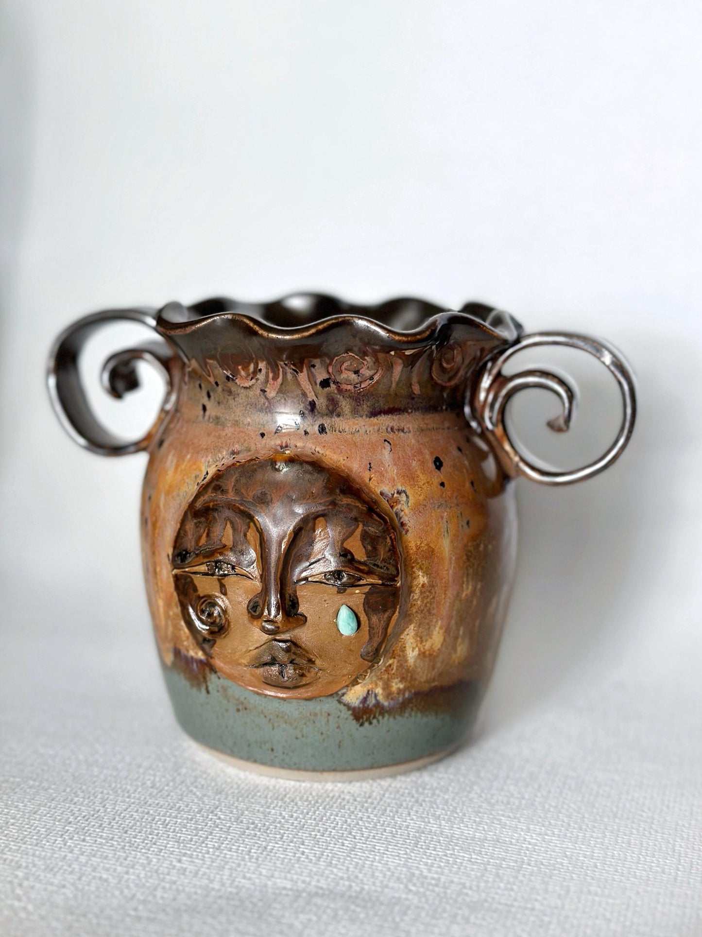 Melting Face Vase
