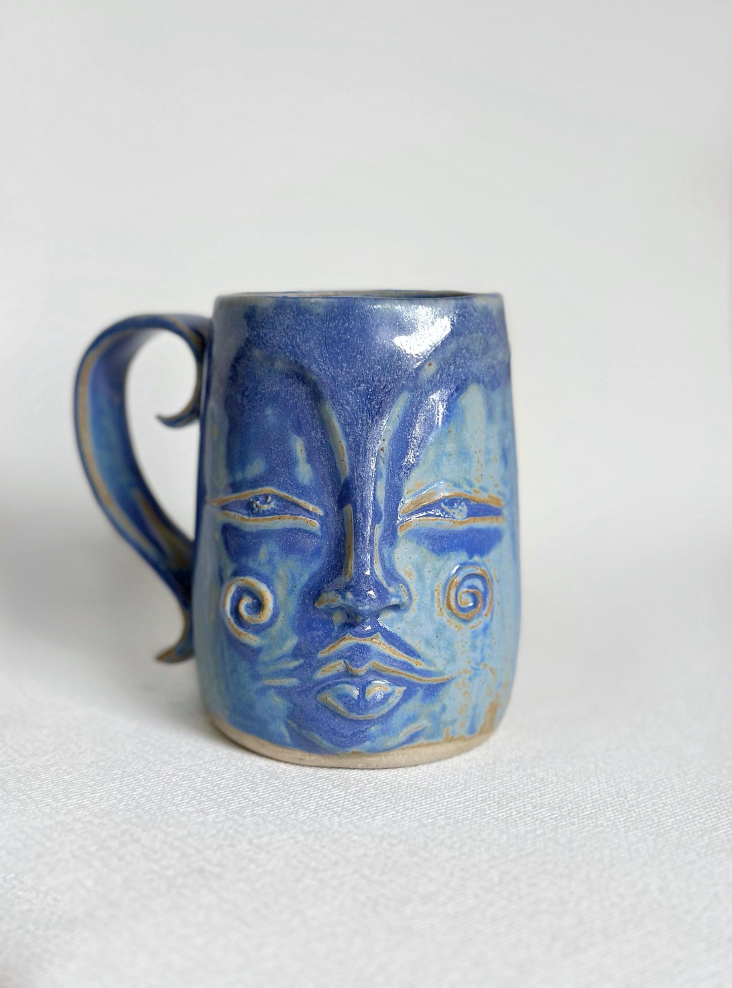 Electric Indigo Face Mug