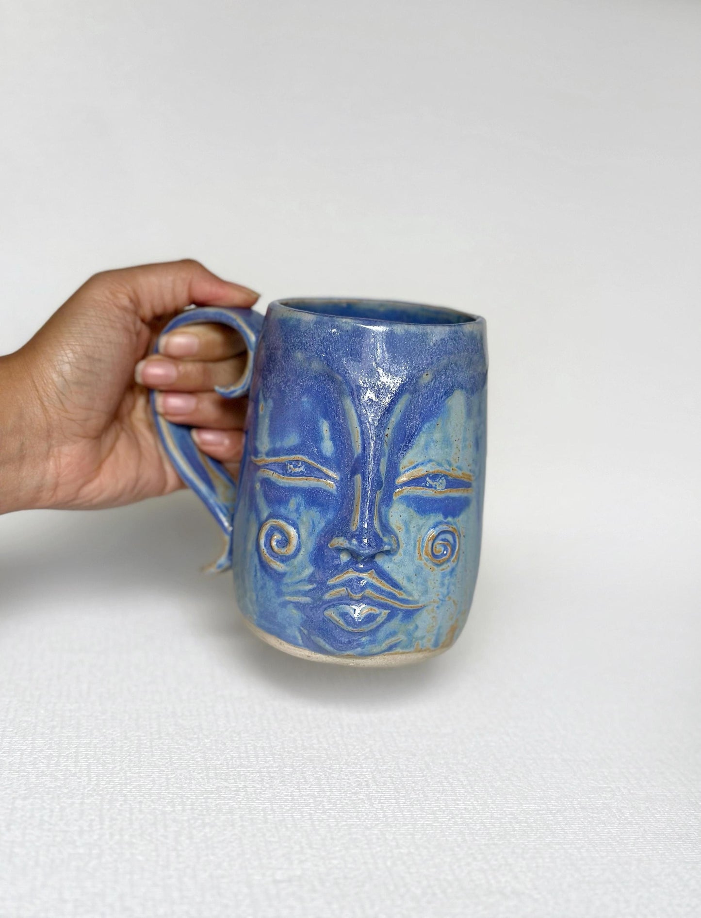 Electric Indigo Face Mug