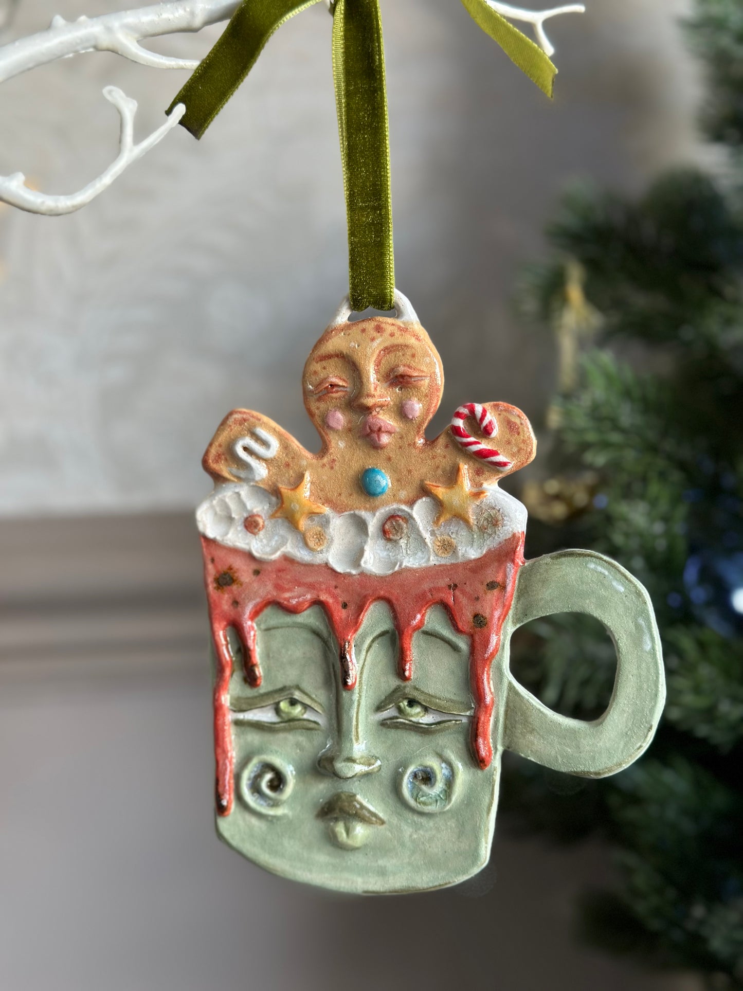 Gingerbread Hot Chocolate Ornament